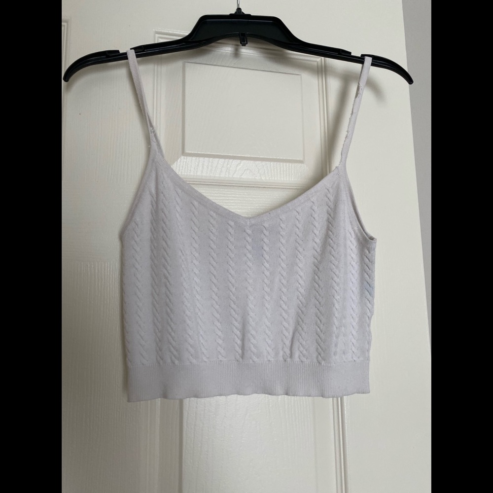 White tank top